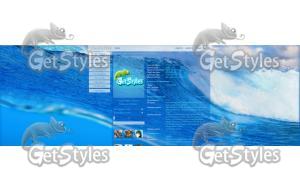 oceanwaveblueseasky тема для контакта