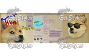 Doge тема для контакта