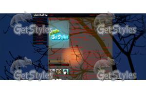 красная луна тема для контакта