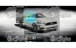 Mustang 50th Edition тема для контакта