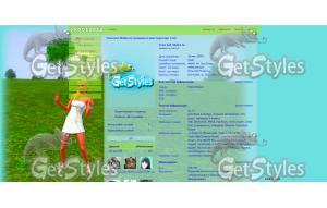 Sims 3 тема для контакта