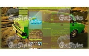 LadaVAZ2105yarkozelenogoc тема для контакта