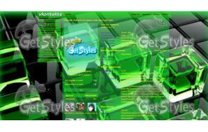 зелёный цвет тема для контакта