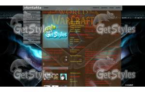 world of warcraft тема для контакта