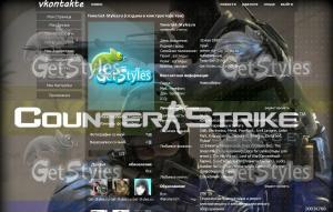 counterstrike by maximnor тема для контакта