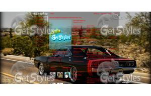 Dodge Charger тема для контакта