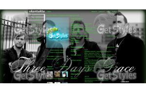 Three Days Grace тема для контакта