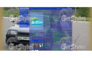 авто тема для контакта