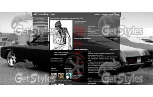 Mustang тема для контакта