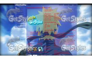 Naruto Rikudo тема для контакта