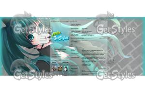 Hatsune Miku21 тема для контакта