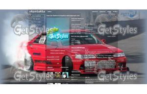 Toyota Mark 2 Drift тема для контакта