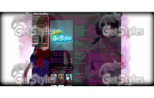 анимешка тема для контакта