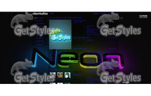 Neon тема для контакта