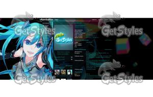 hatsune_miku by seff тема для контакта