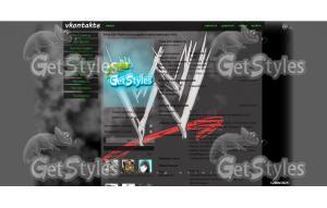 WWE тема для контакта