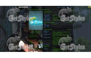 Oblivion GCOS тема для контакта