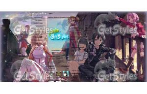 SAO мастера мечей онлайн тема для контакта