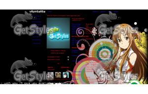 Asuna тема для контакта