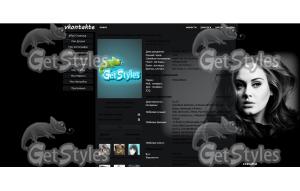 Adele21 тема для контакта
