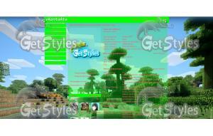 Minecraft тема для контакта