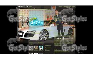 Ronaldo и Audi R8 тема для контакта