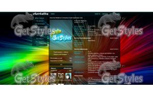 colorlinesabstractwidewal тема для контакта