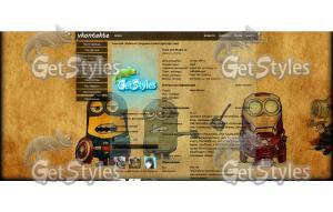 Minion Avangers тема для контакта