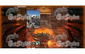 WoW_Cataclysm тема для контакта