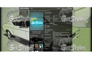 chevrolet camaro ss тема для контакта