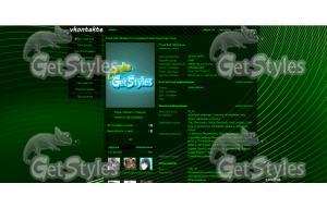 green wave тема для контакта