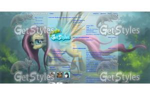 fluttershy тема для контакта