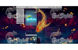 goldfish тема для контакта