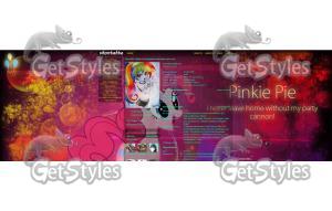 my_little_pony Pinkie тема для контакта