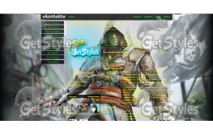 моя первая тема для контакта