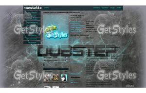 DubStep style тема для контакта