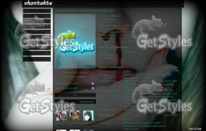 Готика тема для контакта