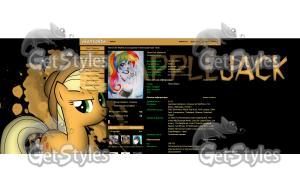 MLP AppleJack тема для контакта