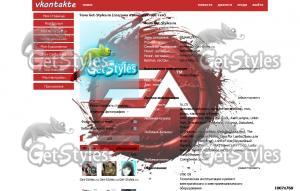 EA тема для контакта