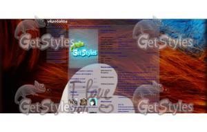 рыжик тема для контакта