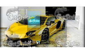 Lamborghini Aventador тема для контакта