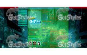 Синий взрыв тема для контакта