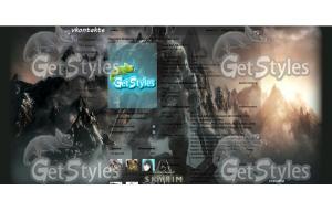 Скайрим   тема для контакта