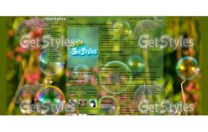 Пузыри тема для контакта