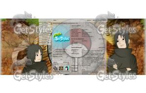 Uchiha Brothers by apakae тема для контакта