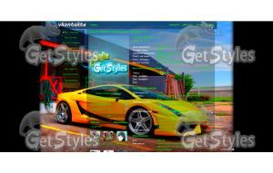 Lamborghini SuperleggeraY тема для контакта