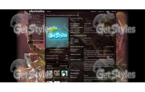 WoW_TCG тема для контакта