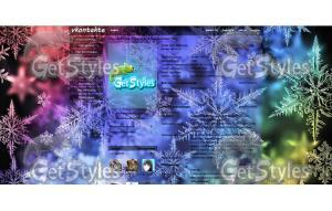 snezhinki winter snow тема для контакта