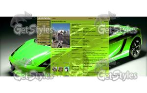 Lamborghini тема для контакта