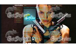 Tomb Raider тема для контакта